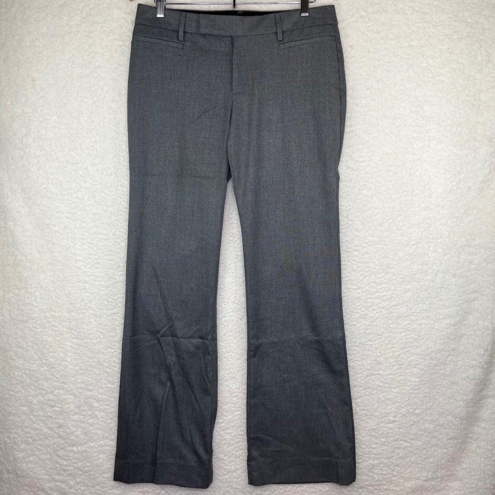 Gap Modern Boot Gray Dress Pants Womens 6R Stretch Bootcut Office Trousers